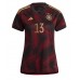 Germany Thomas Muller #13 Replica Away Shirt Ladies World Cup 2022 Short Sleeve